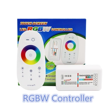 RGB LED Tira de LED Controlador de 2.4 G RF mando a 12/24V 18A LED Dimmer Ajustar el Color 16 Millones de Colores Círculo