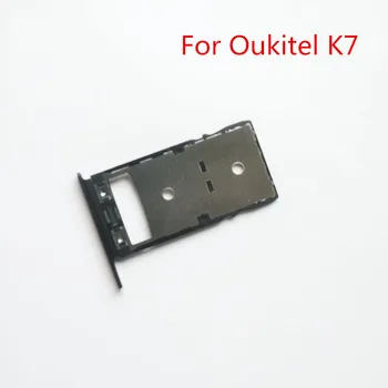 Nuevo Original Para Oukitel K7 Teléfono Celular Titular de la Tarjeta de soporte de la Tarjeta SIM Tarjeta Sim Bandeja de la Tarjeta de la Ranura de la Bandeja del Lector