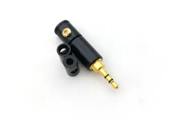 100pcs conector de 2,5 mm estéreo/4 polos conector Macho de Reparación de auriculares Jack de Audio conector de Soldadura