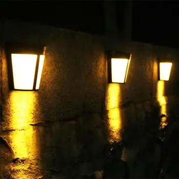 6 LED Solar de Jardín al aire libre Luces de Pared Impermeable de la Decoración de la Lámpara de Jardín de Árboles del Patio Patio de la Parte de ahorro de Energía Eco-friendly Li
