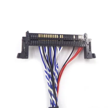 FI-E30P-D8 cable lvds para LTA320WT-L16 30PIN 1ch 8 bits de lvds cable para samsung negro Complemento de potencia izquierda/derecha en 40cm