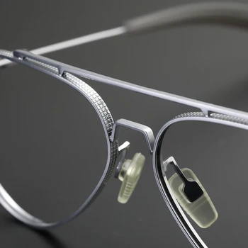 2021 titanio gafas de marco de los hombres clásicos piloto de la moda óptica de gafas de Miopía de la lectura de la prescripción de la mujer de las gafas