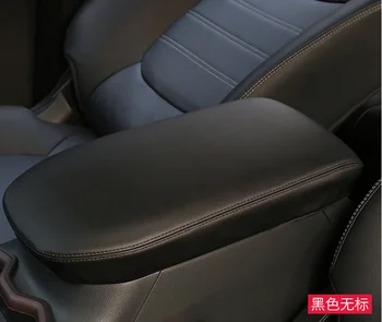 Para Toyota RAV4 2019 2020 2021 Cuero Negro Coche Reposabrazos Central Cubierta de Apoyabrazos de la Caja de Caso de los Accesorios del Coche ForToyota RAV-4 XA50