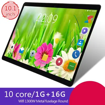 Profesional de 10 Pulgadas de Tablet PC de 1GB de RAM 16GB de ROM Para Android 8.0 WiFi Dual Tarjetas SIM 3G Tabletas Ligero