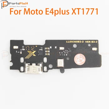 USB estación de Carga de Puerto Flex de la Junta para Motorola Moto E4plus XT1771 PCB Cargador Flex Micro de la Junta de Piezas de Repuesto