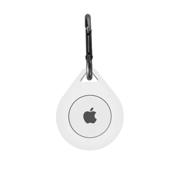Para Apple Airtag Caso de Líquido de Silicona funda Protectora Titular de Llavero de la Cubierta de Piel con Hebilla de Apple Aire de la Etiqueta de Localizador Tracker