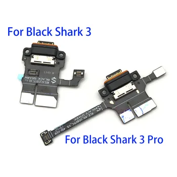 Nueva Alimentación por USB Puerto de Carga de la Junta Flex Cable Conector de Repuestos Para Xiaomi Black Shark 3 Blackshark3 Módulo de Micrófono