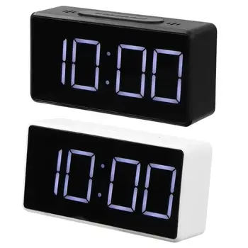 VKTECH LED Digital Reloj de Alarma de Repetición de alarma de Reloj de Mesa de la Estela de Luz Electrónica de Gran Tiempo de Visualización de la Temperatura de la Decoración de la Casa del Reloj
