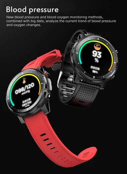 L15 2021 Hombre Reloj Inteligente Táctil Completa de la prenda Impermeable IP68 de Fitness Tracker Monitorización del Ritmo Cardíaco Reloj al aire libre Con LED Resaltar Mujer