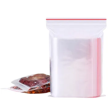 Bolsas De Vacío Transparente Bolsas De Plástico, Envases De Almacenamiento Organizador De Material De Embalaje Bolsa Zip De Almacenamiento De Alimentos De Paquete Fresco Bolsas