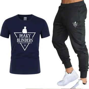 Verano de la Marca de los Hombres Casual ropa Deportiva Ejecución de Ropa de Entrenamiento Impreso T-Shirt + Pantalones de Dos piezas Sueltas de Gran Tamaño 2021