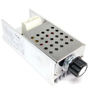 La CA 220V de la 4000W/5000W/10000W SCR Regulador de Voltaje LED con Atenuación Atenuación de la Velocidad del Motor Controlador de Termostato Dímero 220 V fuente de Alimentación