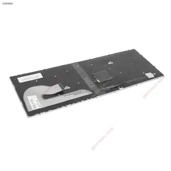 Italiano Nuevo Teclado de Reemplazo para HP EliteBook 840 G5 846 G5 745 G5 Portátil Marco de Plata Tecla Negra con Retroiluminación & Puntero