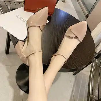 Casual de la Marca de la Boda al aire libre Tacones Bombas de las Mujeres de los zapatos de la Jalea Señaló Toe Sandalias De las Mujeres de las Bombas
