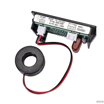 Mini Digital Voltímetro Amperímetro AC50-500/0-600v de la Pantalla LED de Voltio Amperio Medidor de Voltaje Amperímetro Indicador de Tester