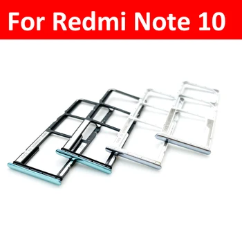 10Pcs/lot， Bandeja de Tarjeta de SIM de la Ranura de la Titular del Adaptador de Accesorios Para el Xiaomi Redmi Note 10