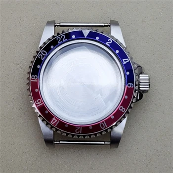 La caja del reloj para Miyota 8215 8200 821A Movimiento 39.5 mm Reloj de Acero Inoxidable Caso de Mingzhu 2813