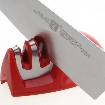 Premium Afilador de cuchillos Antideslizante Profesionales de la Cocina del Chef 3 Ranura de Diseño sencillo, práctico y complementos