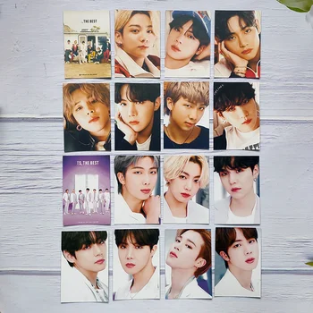 8Pc Kpop Bangtan Boys 2021 NUEVO Álbum Lomo de la Tarjeta de La Mejor HD Tarjetas de Cartel de la Photocard JIMIN JUNGKOOK SUGA V JIN RM Fans de Regalo