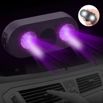 Estado del auto Luz UV Purificador de Aire Potable de Salida de Aire Germicida UV Esterilizador de Luz de Emergencia LED de la Lámpara