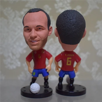 Soccerwe 6.5 cm de Altura de Fútbol Muñecas de la Ciuo Morata Ramos Andrea Cifras del Cuerpo de la junta de Juguete