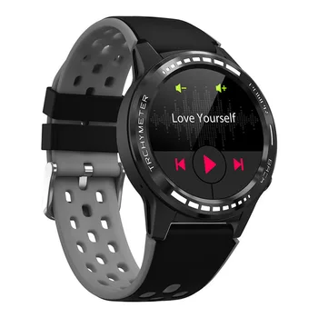 Reloj inteligente Smartwatch GPS Mujeres Hombres Brújula Barómetro de Llamada Bluetooth Sport Fitness Tracker de Ritmo Cardíaco Reloj de Pulsera de pk garmin