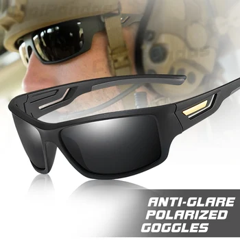 De Calidad superior de TR90 marco de Deporte al aire libre a prueba de viento Gafas de sol Polarizadas Para los Hombres de Conducción Gafas de Sol Masculinas Gafas Anti-reflejos de las Gafas