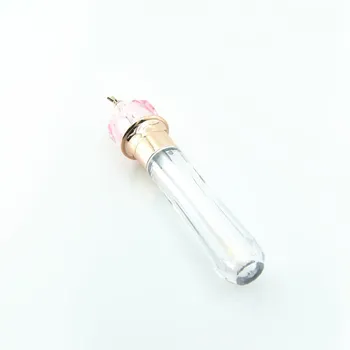 3.5 ml Varita Mágica en Forma de Brillo de Labios Tubos de Estrella de Oro Botella Transparente de Plástico lápiz de labios de Tubos de Vacío Contenedor de Embalaje de Cosméticos