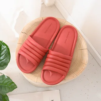 Mujeres Hombres Unisex Verano antideslizante Zapatillas Zapatos de Baño de Zapatillas para los Amantes de la Cubierta Sandalias de Moda Zapatillas de Casa de Piso Chanclas