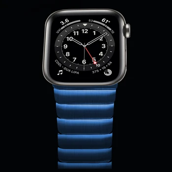 El negocio de la muñeca para el apple watch 44 mm 40 mm 42 mm 38 mm de la banda de la serie 6 5 4 3 Link de la Pulsera para el iwatch se de Acero Inoxidable correa de reloj