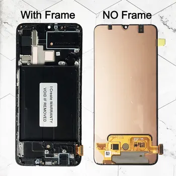 Pantalla LCD de Pantalla Táctil Con Marco Digitalizador de la Pantalla del Teléfono Móvil de la Herramienta de Reparación Conveniente Para Samsung A70