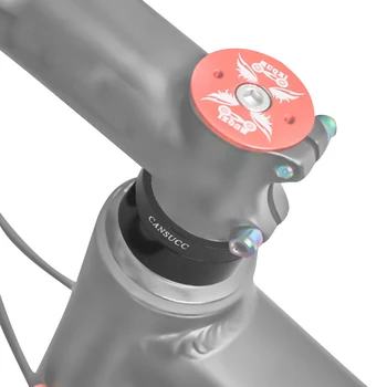 La Aleación de aluminio de la Bici Auricular Arandela de MTB Bicicleta de Montaña de la Horquilla Delantera Arandelas Bicicleta Madre Espaciadores Anillo de Junta de Ciclismo Partes