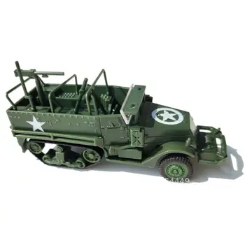 1/72 M3 Mitad de la Pista Vehículo Blindado 4D Asamblea Modelo Militar Niños de Juguete de los Niños de la Navidad Regalo de Cumpleaños