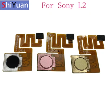 Botón de inicio con Flex Cable de Cinta de la Asamblea Para Sony Xperia L2 H4311 H3311 H4331 H3321 de huellas Dactilares Botón Home Flex