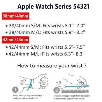 Correa de silicona Para Apple de la banda de Reloj de 44 mm 40 mm 38 mm 42 mm Negro Unidad/Prid smartwatch Deporte de la correa de pulsera de iWatch serie 3 4 5 6 se