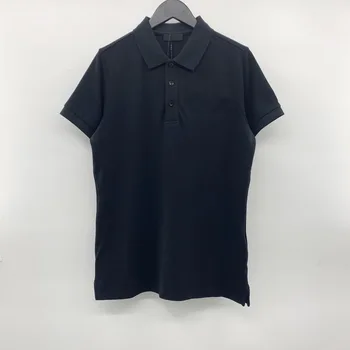 2021 de los hombres de verano de manga corta camisa de polo casual transpirable de moda de la solapa de todos-partido de la calle T-shirt