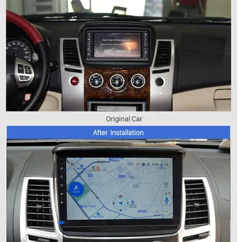Runningnav Para Mitsubishi Pajero Sport 2 L200 Triton 2008 - 2016 Android Radio de Coche Multimedia Reproductor de Vídeo de Navegación GPS
