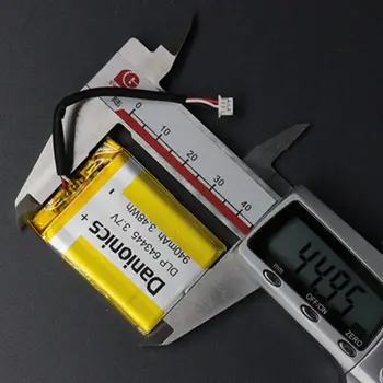 De tres hilos 3.7 V batería de litio del polímero 603443 e camino de navegación lh950 dash cam GPS navigator x Para Accesorios de Juegos de Batería