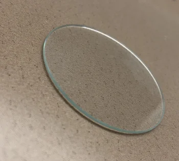 5 x 15 mm a 45 mm Plana Reloj de Cristal Mineral de Cristal de Reemplazo de Parte de 1mm de Espesor