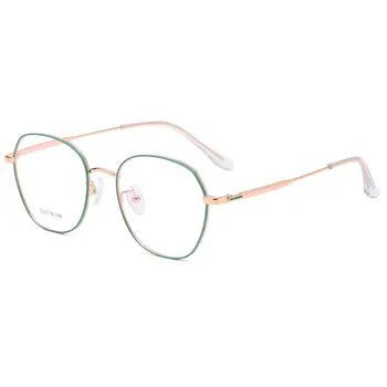 Nueva personalidad de la moda del arte plana de la lente de los hombres y de las mujeres la tendencia del espectáculo marco puede ser equipado con miopía gafas.
