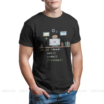La ciencia Programador Comer Código de Dormir Esencial Confiar en Mí, yo soy un Ingeniero de la Camiseta de 100 % Algodón Ofertas Ropa Casual Hombres camiseta