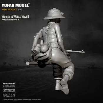 1/35 Yufan modelo de Resina Modelo de Tanque soldado de la belleza de auto-ensambladas YFWW-2067-5