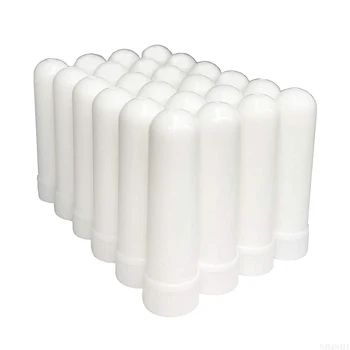 10 PCS Inhalador Palo de Aceite Esencial de Aromaterapia Blanco Inhalador Nasal de los Tubos de Vacío en Blanco inhalador Nasal para Aceites Esenciales