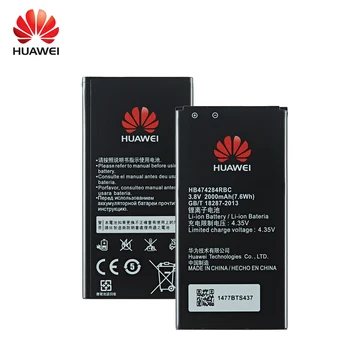 Original de Huawei HB474284RBC 2000mAh de la Batería Para HUAWEI honor 3C lite C8816 Y550 Y560 Y625 Y635 G521 G620 y5 Teléfono Móvil