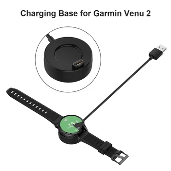 Dock Cargador Cable de Carga USB Cable para Garmin Fenix 5/5S/5X + 6/6S/6X Pro de Zafiro Venu Vivoactive 4/3 945 245 45 Quatix 5