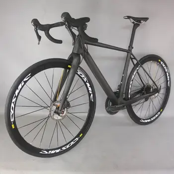 2022 Grava nueva bicicleta de grava de bicicletas disco de Freno eje pasante de Aluminio Ruedas R8020 de Carbono de la Carrera de Bicicletas Bicicletas de Grava
