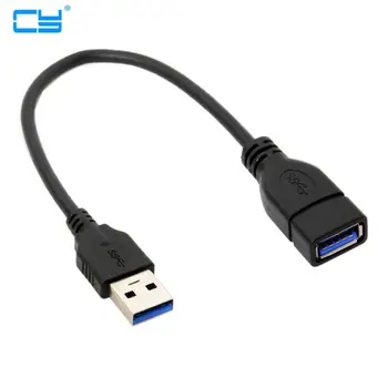 USB 3.0 de Tipo a Macho a USB 3.0 de Tipo a Hembra Cable de Extensión de 20 cm de 5Gbps