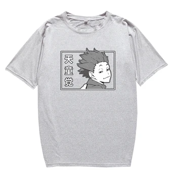 Verano Haikyuu T-shirt de la Ropa de los Hombres de la Novedad Unisex Anime Camisetas Transpirable Cómodo Camisetas de Cuello Redondo de Manga Corta Tops
