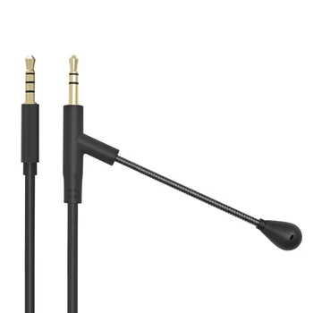 3.5 mm con Micrófono de brazo Volumen de Cable Para los V-MODA Crossfade M-100 Para los Juegos de Auriculares T84C