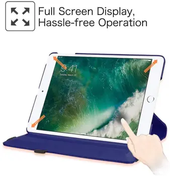 Nueva 2020 Para el iPad Pro 11 Cubierta de la caja de 360 Grados de Rotación de la PU Stand funda Protectora para el iPad 2/3/4 9.7